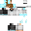 Black skin: raw texture render