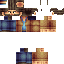 Blue skin: raw texture render