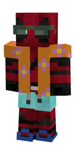 Black skin: body, front render