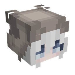 Gray skin: head render