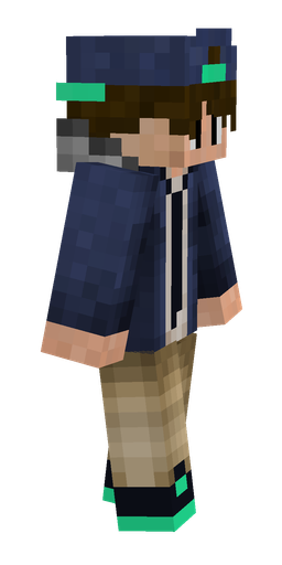 Black skin: body, right side render