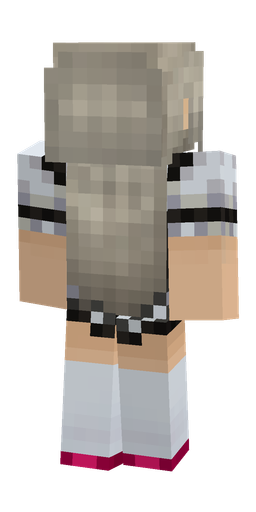 Blue skin: body, back render