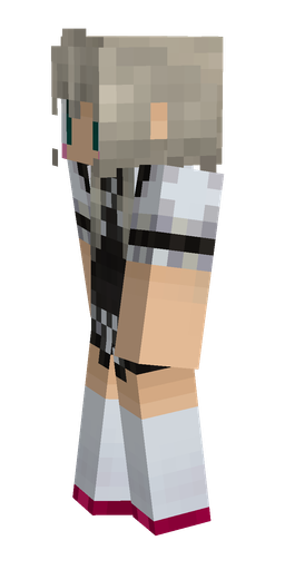 Blue skin: body, left side render