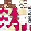 Classic skin: raw texture render