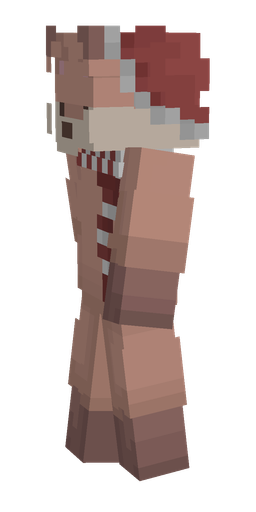 Orange skin: body, left side render