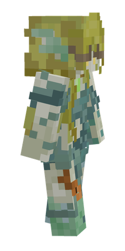 Blue skin: body, right side render