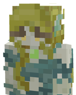 Blue skin: bust render