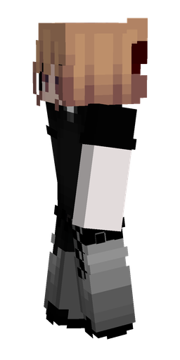 Black skin: body, left side render
