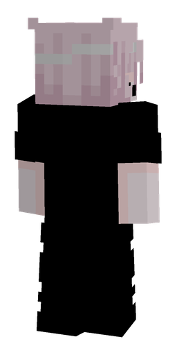 Black skin: body, back render