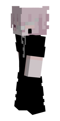 Black skin: body, left side render