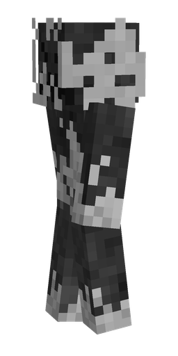 Black skin: body, left side render