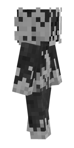 Black skin: body, right side render