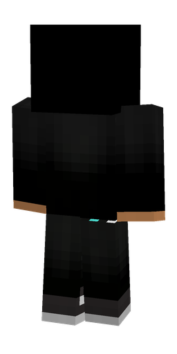 Black skin: body, back render