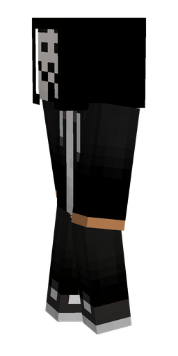 Black skin: body, left side render