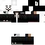 Black skin: raw texture render