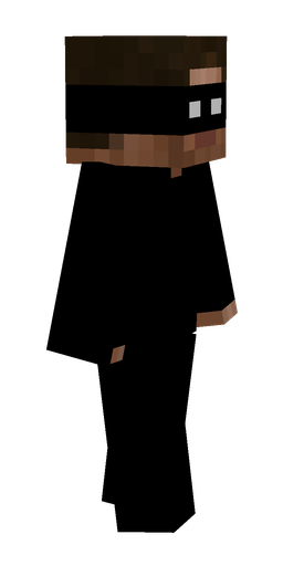Black skin: body, right side render
