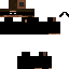 Black skin: raw texture render