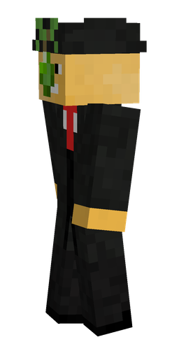 Black skin: body, left side render