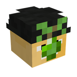 Black skin: head render