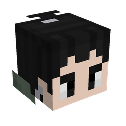 Black skin: head render