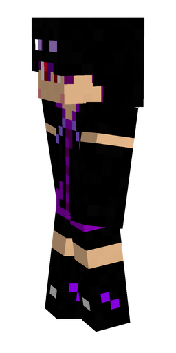 Black skin: body, left side render