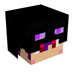 Black skin: head render