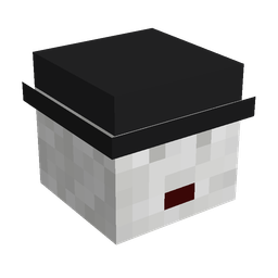 Black skin: head render