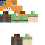Classic skin: raw texture render