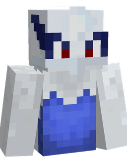 Blue skin: bust render