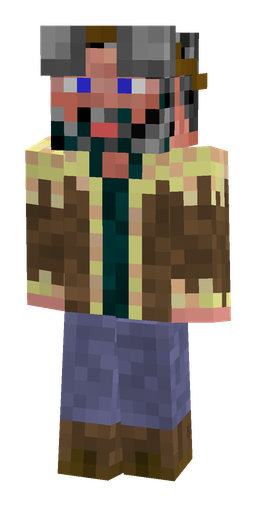 Blue skin: body, front render