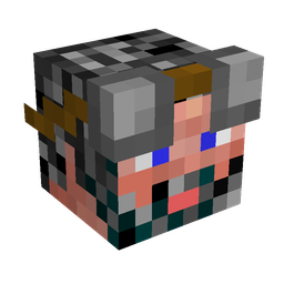 Blue skin: head render