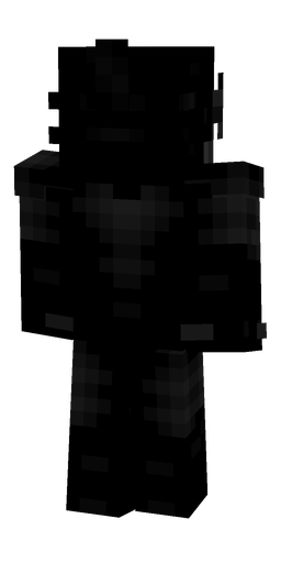 Black skin: body, back render