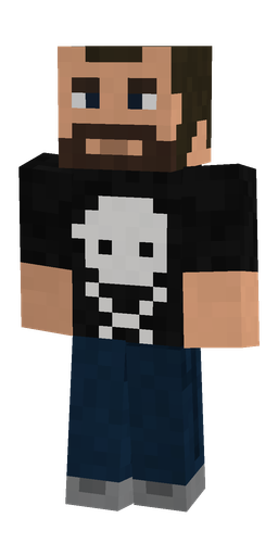 Black skin: body, front render