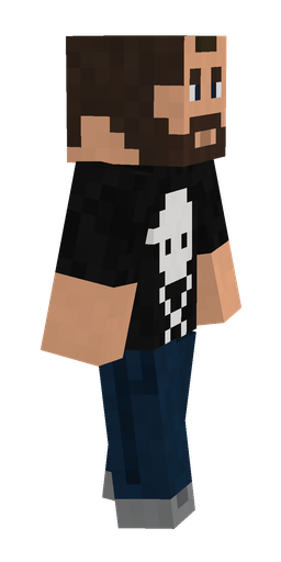 Black skin: body, right side render