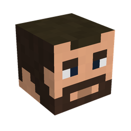 Black skin: head render