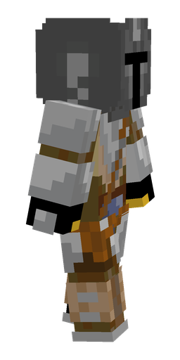Black skin: body, right side render