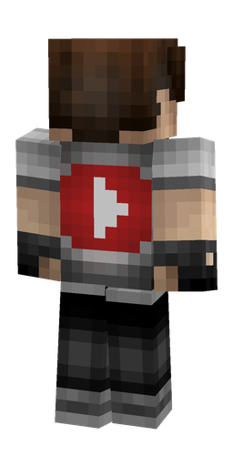 Black skin: body, back render