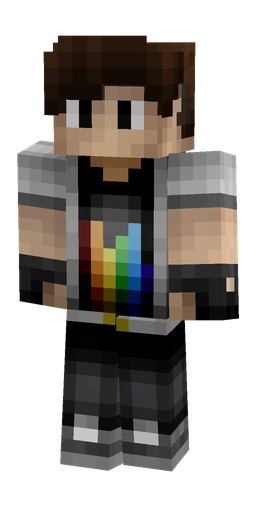 Black skin: body, front render