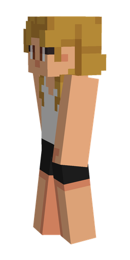 Orange skin: body, left side render