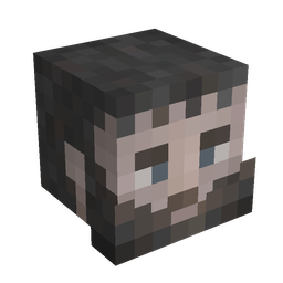 Black skin: head render