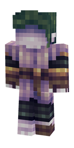 Blue skin: body, front render
