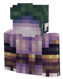 Blue skin: bust render