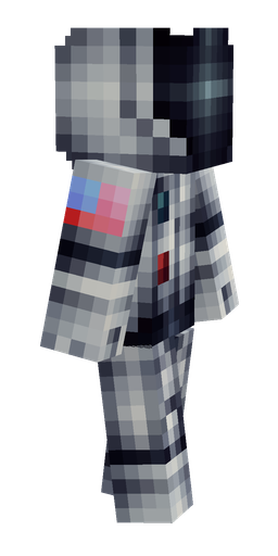 Blue skin: body, right side render