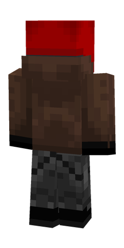 Black skin: body, back render