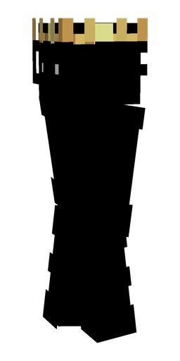 Black skin: body, left side render