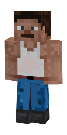 Black skin: body, front render