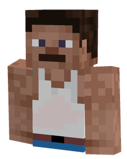 Black skin: bust render