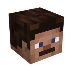 Black skin: head render