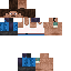 Black skin: raw texture render