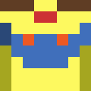 Blue skin: face render